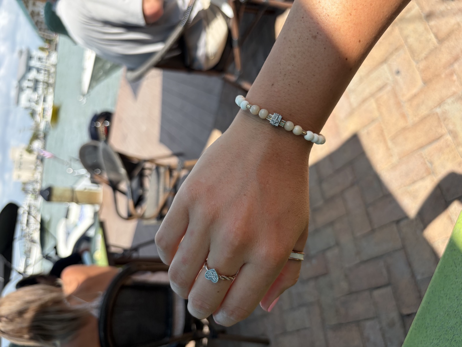 Handmade bracelet detail