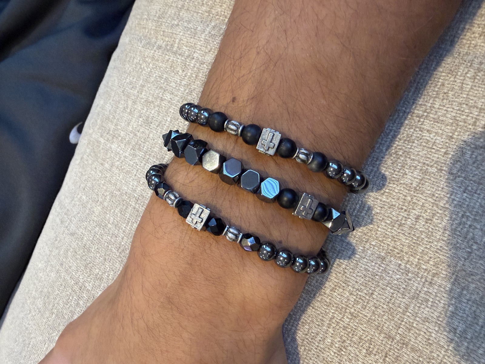 Handmade bracelet detail